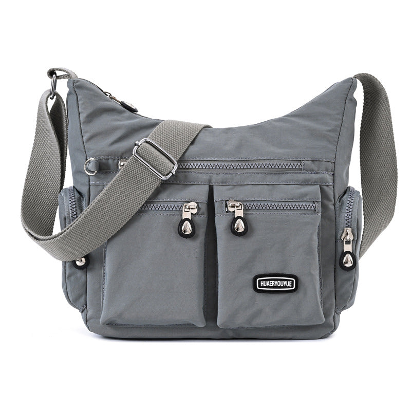 Lightweight Waterproof Crossbody Bag with Organized Pockets