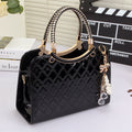 Elegant Diamond Patterned Women's Handbag