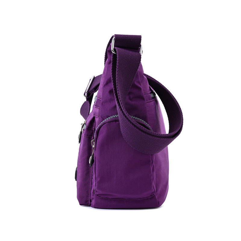 Lightweight Waterproof Crossbody Bag with Organized Pockets
