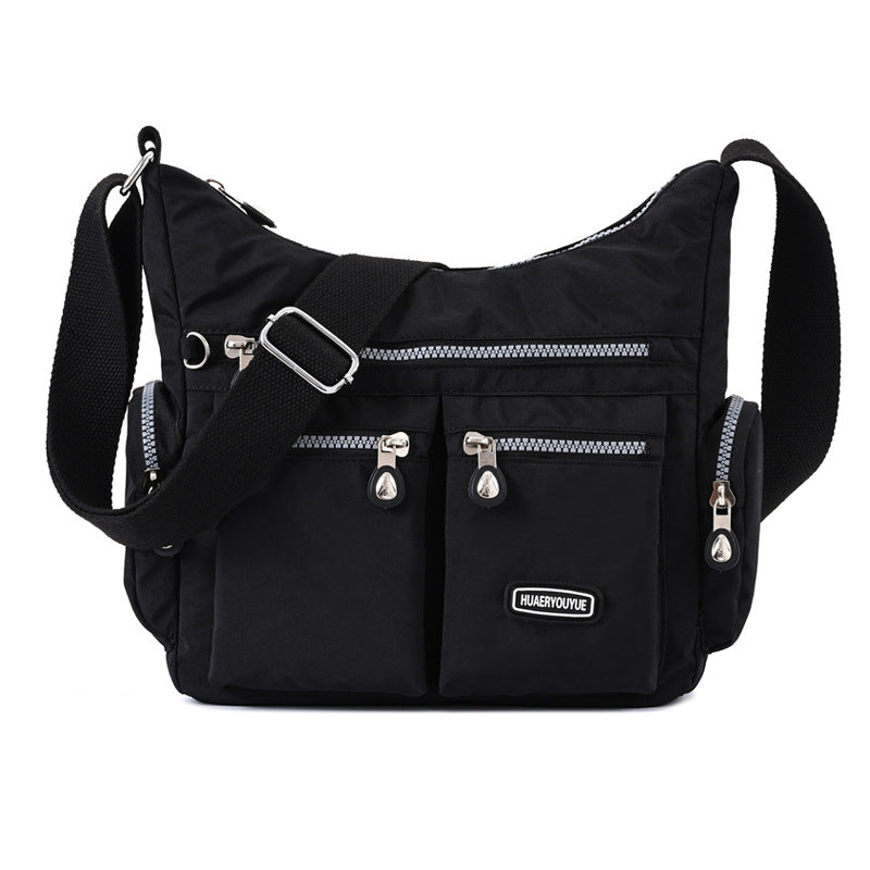 Lightweight Waterproof Crossbody Bag with Organized Pockets