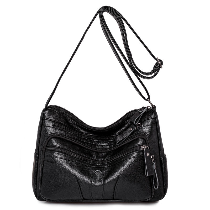 Large Capacity Pu Leather Cross Body Bag