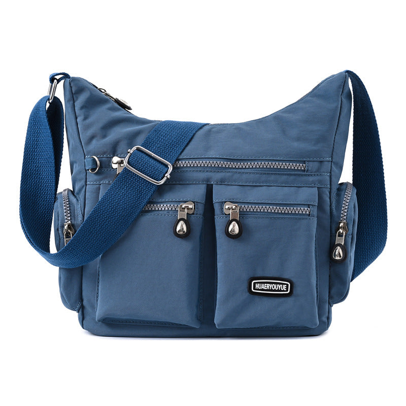 Lightweight Waterproof Crossbody Bag with Organized Pockets