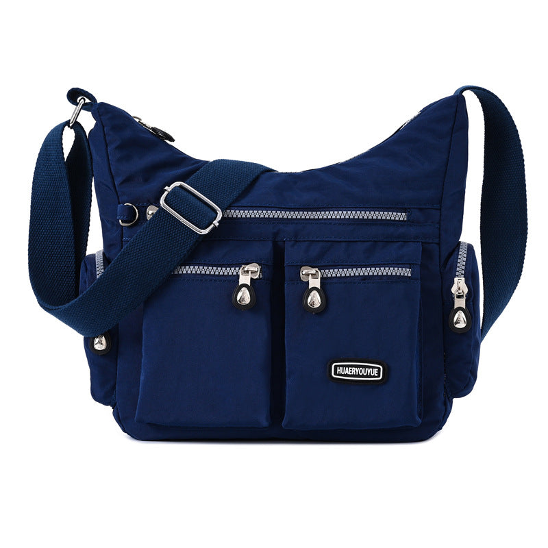 Lightweight Waterproof Crossbody Bag with Organized Pockets