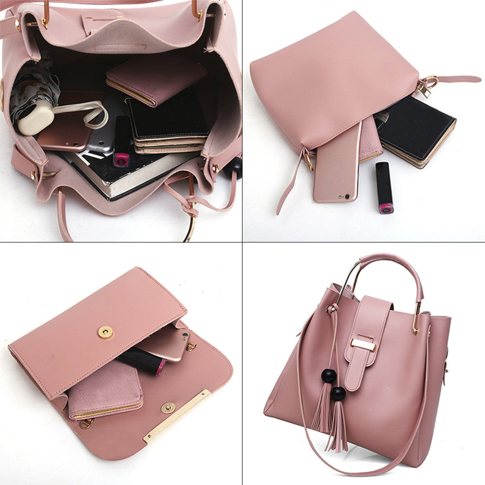 Women's 3Pc Luxury Shoulder Bags Set