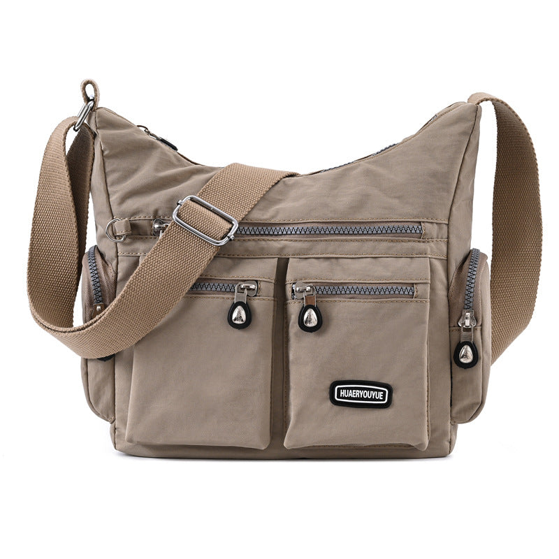 Lightweight Waterproof Crossbody Bag with Organized Pockets