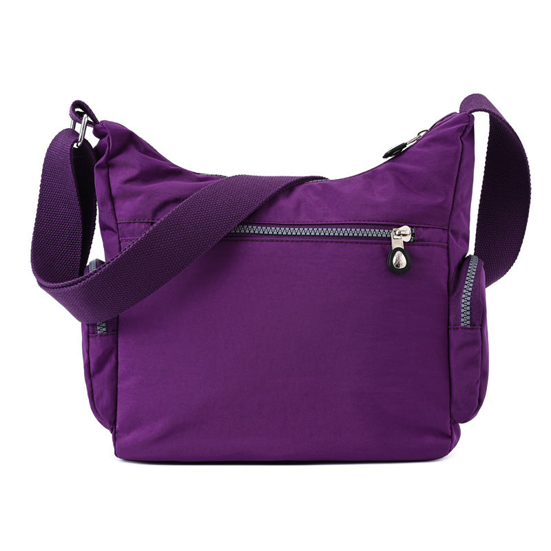 Lightweight Waterproof Crossbody Bag with Organized Pockets