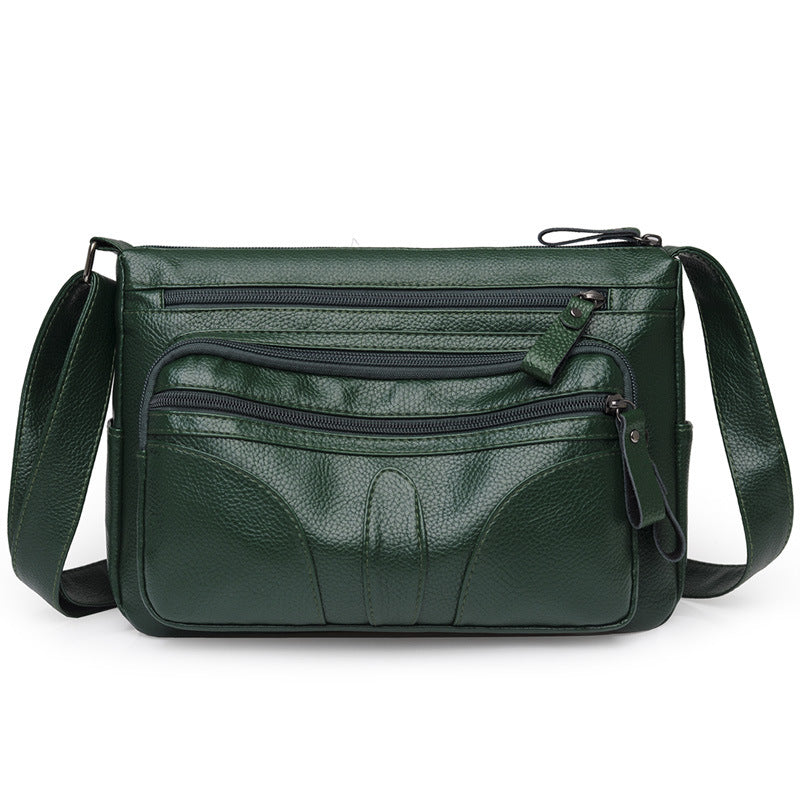 Large Capacity Pu Leather Cross Body Bag